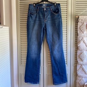 Old Navy | Womens | Light Wash Curvy Bootcut Jeans | Size: 12